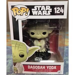 Funko Pop! Star Wars Dagobah Yoda Vinyl Bobble-Head #124